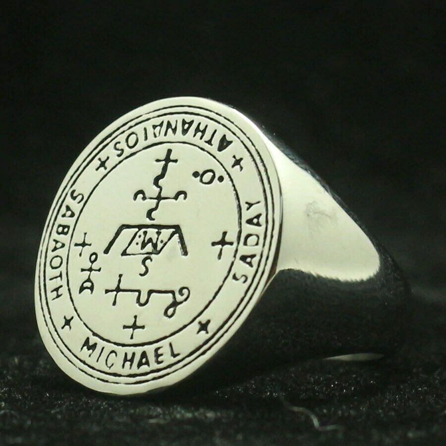 RING SIGIL ARCHANGEL Saint Michael TOTAL PROTECTION BLACK MAGIC VIRUS DEMON