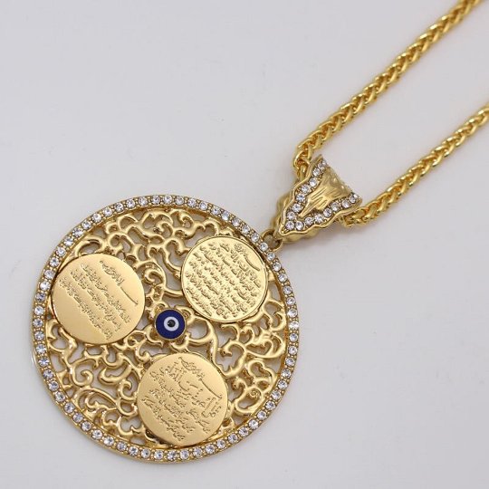 PENDANT ISLAMIC MUSLIM EVIL EYE TOTAL PROTECTION SPELL CAST DEMON SPIRIT ANGEL