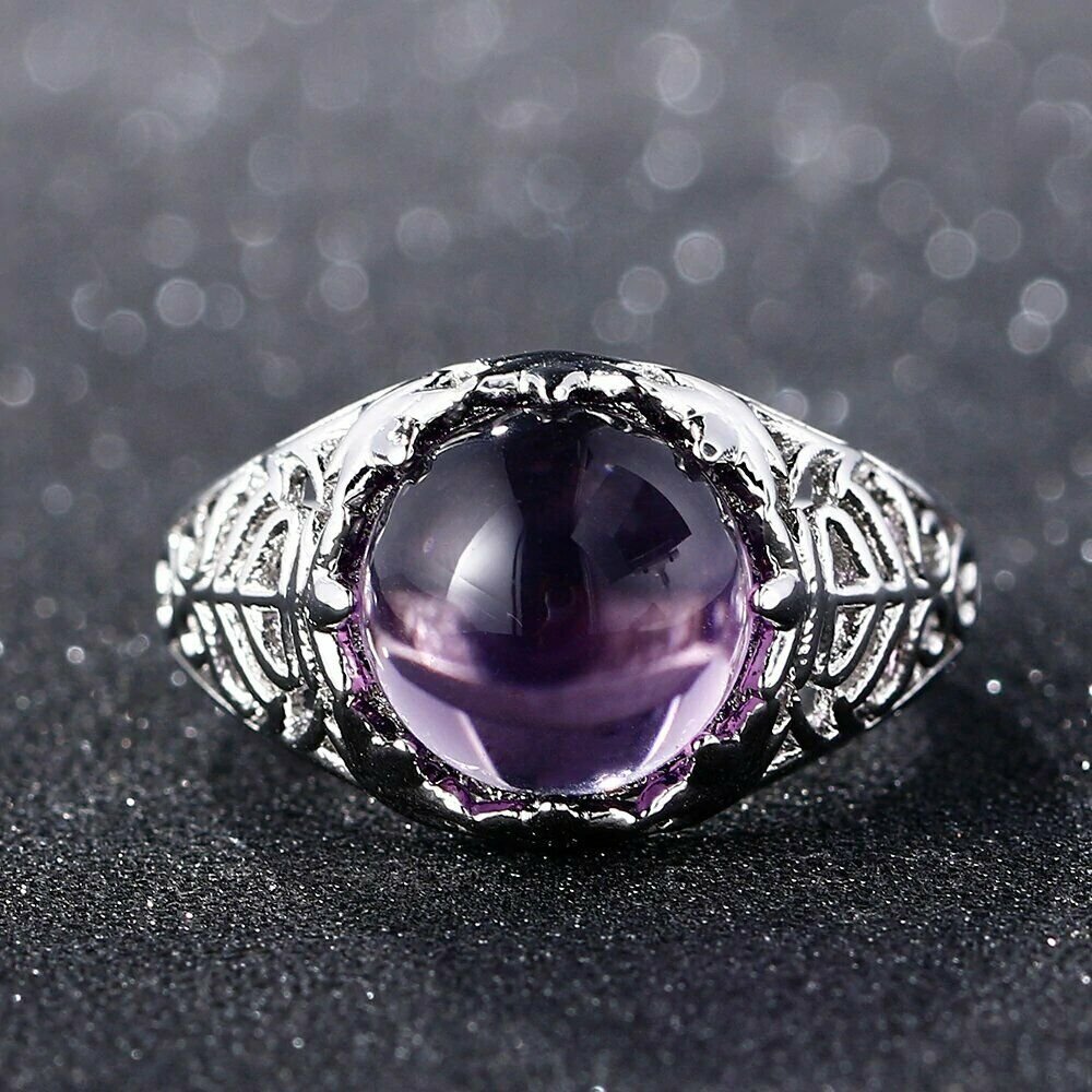HAUNTED RING 925 AMETHYST ILMU KHODAM ANGELIC ANGEL GENIE SPIRIT METAPHISYCAL SPELL CAST