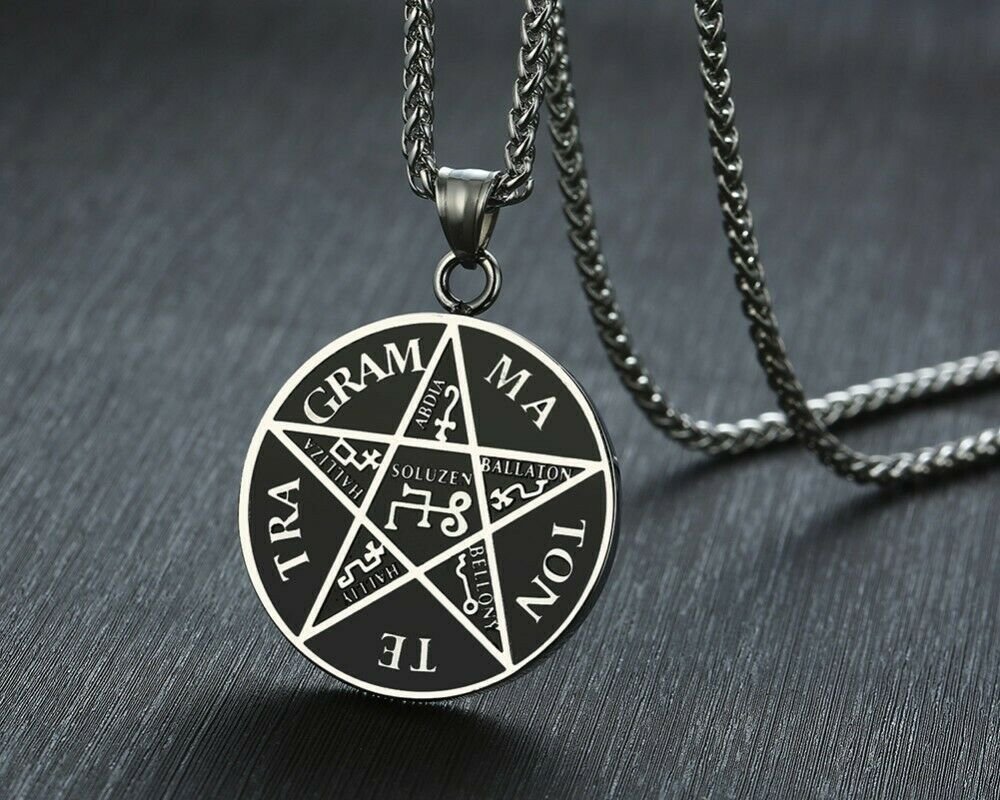 PENDANT TETRAGRAMMATON TOTAL PROTECTION BLACK MAGIC SPELL CAST DEMON JINN