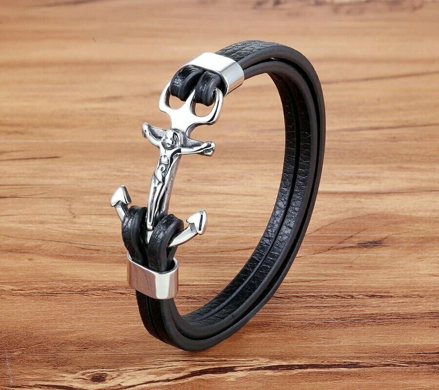 BRACELET CROSS PROTECTION DEMON REMOVE BLACK MAGIC SPELL CAST SPIRIT