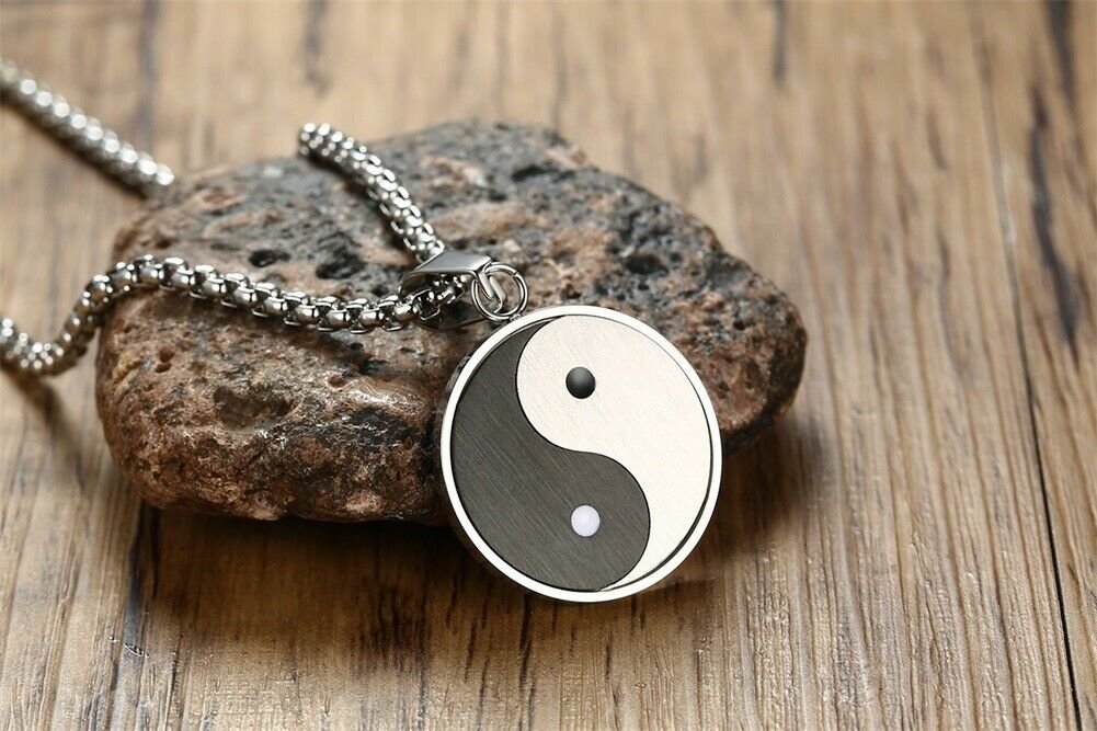 PENDANT YING YANG PROTECTION REMOVE BLACK MAGIC EVIL EYE SPELL CAST DJINN SPIRIT