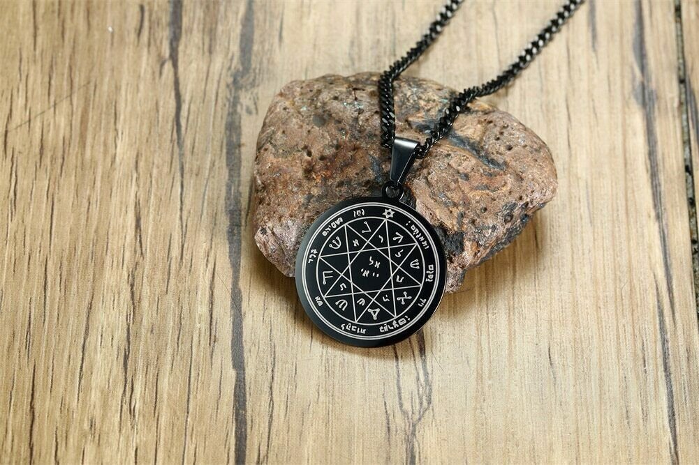 PENDANT King Solomon Seal Guarding TOTAL PROTECTION BLACK MAGIC SPELL CAST DEMON