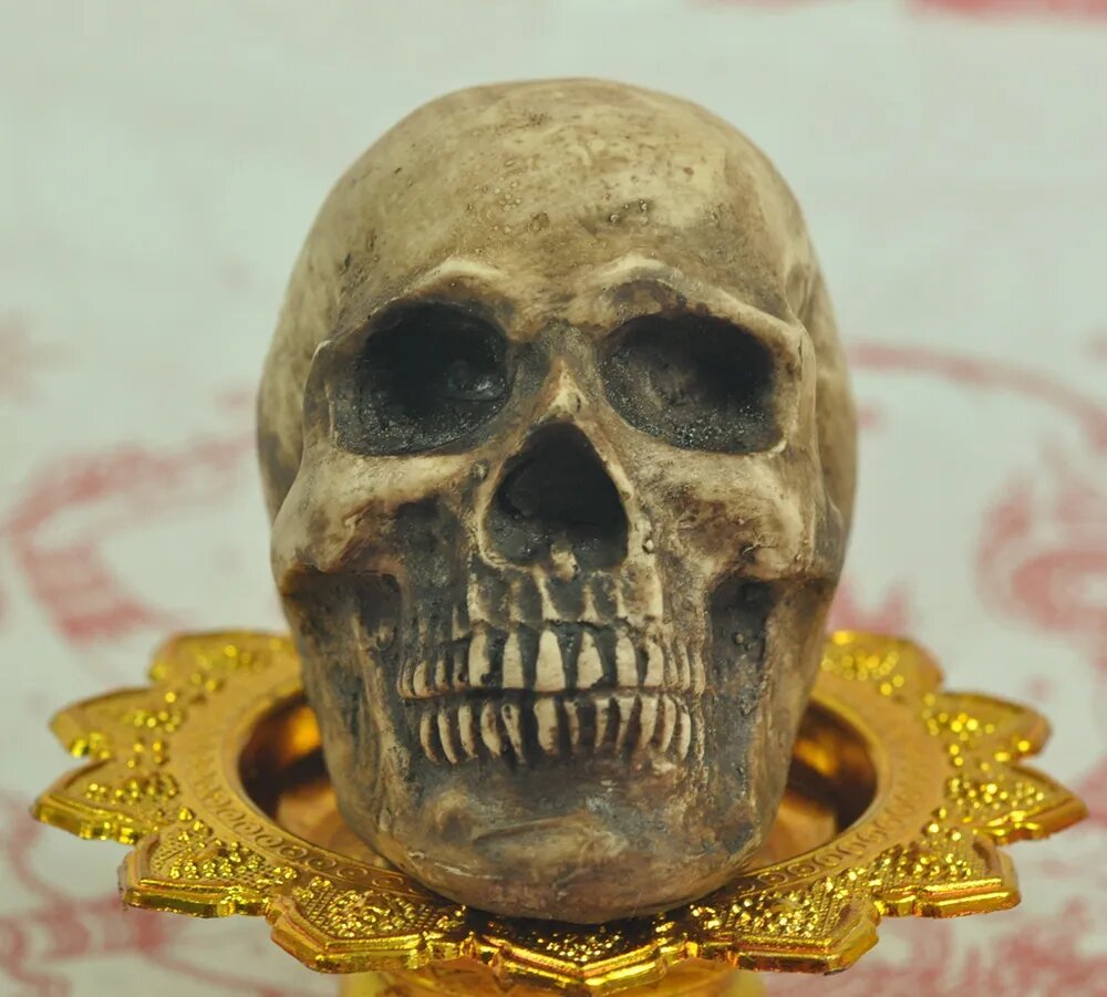 Haunted Skull Spirit ghost witchcraft Chaman sorcery Magic Amulet