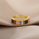Ring Colorful Rainbow Zircon talisman Total Protection Amulet Spell Spirit