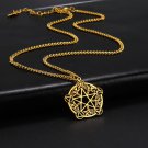 Pendant Wicca Pentagram Witch Necklace Talisman Total Protection Amulet Spell Spirit