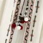 Flower Embroidered Pom Cardigan
