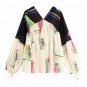 Color Flower Chiffon Kimono