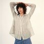 Grey Stripe Tiered Shirt