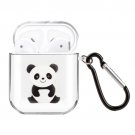 For AirPods 1/2 transparent protective case with cute pattern