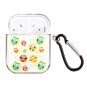 For AirPods 1/2 transparent protective case with cute pattern