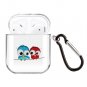 For AirPods 1/2 transparent protective case with cute pattern