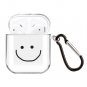 For AirPods 1/2 transparent protective case with cute pattern
