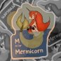 M is for Mermicorn Glossy STICKER 3"x 2.5" Mermaids and Unicorns, Glossy,