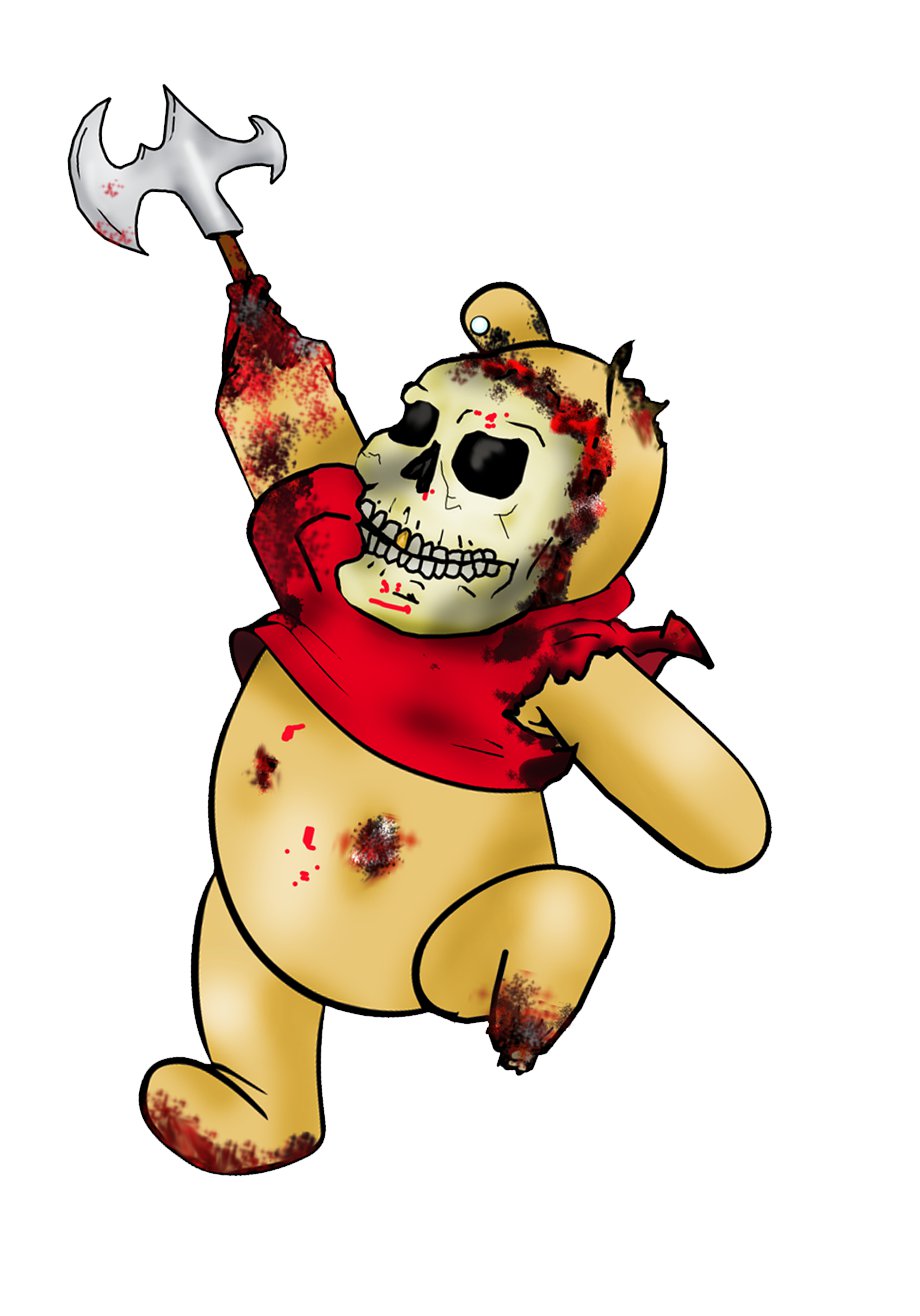 ABoMinaTioN #1 ApoohCALYPSE STICKER 3" Die Cut, Glossy