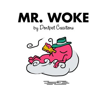 Mr. Woke STICKER - 3"x3"   Glossy (Mista Men #1)
