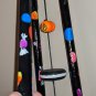 Trick 'r Treat Wind Chimes - Hand Painted & adorned with sculpted Halloween pumpkins