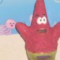 FLOCKED Patrick Starfish - SpongeBob SquarePants Figurine with Crushed Velvet Flocking