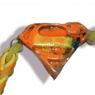 Eco-Friendly Paint Palette Pendant Bracelet with Orange Superman Symbol