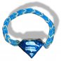 Blue & White Superman Symbol Paint Palette Pendant Bracelet