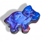 Blue Dinosaur Paint Palette Pendant MAGNET - Upcycled Art