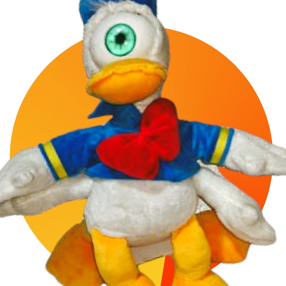 Ducklops the A-quack-nid - ABoMiNaTioN #13 (Donald Duck cyclops plush with Glowing Eye!