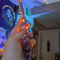 LED Light Up Magic Wand with Glittery Pink Coating and Chakra Stone