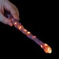 Magic Wand (LED lights) - PINK w/ a Chakra stone that lights up on tip (Resin Coated)