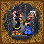 Popeye Meets Hellraiser: Pinhead and Cenobite Mashup 3" X 3" Sticker
