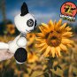 Crocheted Sparkling Glitter White Coloured Zombie Cat &acirc;�&cent; 12" Handmade Crocheted Plush [D0002]