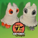 Crochet Ghost Cat Amigurumi Plush Toy • 5" Handmade Toy [D0008]