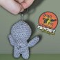 Crochet Voodoo Doll Keychain &acirc;�&cent; 4" Tall Handmade Amigurumi [D0010]