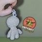 Crochet Voodoo Doll Keychain &acirc;�&cent; 4" Tall Handmade Amigurumi [D0010]