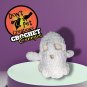 Adorably Angry Light-Up Crochet Ghost &acirc;�&cent; 4" Handmade Amigurumi (LED light included) [D0013]
