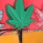 Pot Leaf Clip - SOLID GREEN - Best Roach Clip Ever