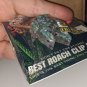 Pot Leaf Clip - Clear W/ BLUE Chunky Stars- Best Roach Clip Ever