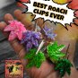 Pot Leaf Clip - Clear W/ PURPLE Chunky Glitter - Best Roach Clip Ever