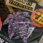 Pot Leaf Clip - Clear W/ PURPLE Chunky Glitter - Best Roach Clip Ever