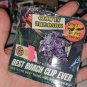 Pot Leaf Clip - Clear W/ PURPLE Chunky Glitter - Best Roach Clip Ever