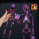 Alien Skeleton - UV Reactive Hand-Painted Plastic Decoration