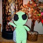 Glow-in-the-Dark Crochet Alien Plush &acirc;�&cent; 5.5" Handmade Amigurumi [D]