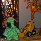 Alien Plush (Green) crochet • 4" Handmade Amigurumi [D]