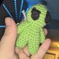 Alien Plush (Green) crochet &acirc;�&cent; 4" Handmade Amigurumi [D]