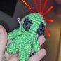 Alien Plush (Green) crochet &acirc;�&cent; 4" Handmade Amigurumi [D]