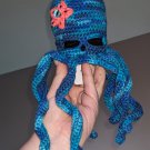 Blue Octopus Crochet Plush 5" - Handmade Amigurumi