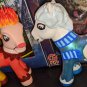 Heat Miser & Snow Miser 2 figure Set - Customized My Little Pony CHRISTMAS classic edition