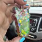 Kitty Lemonade that Glows In The Dark, FIDGET SHAKER, relieve anxiety - resin shaker handmade