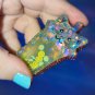 Kitty Lemonade that Glows In The Dark, FIDGET SHAKER, relieve anxiety - resin shaker handmade