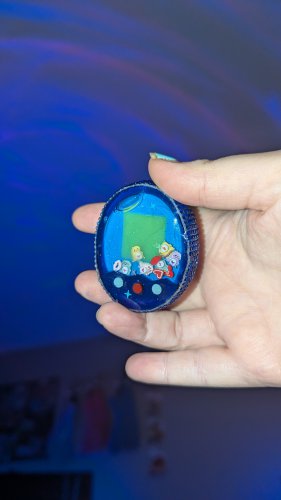 Dino Love With A Glows In The Dark Screen, FIDGET SHAKER, relieve anxiety - handmade