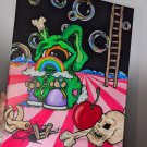 "The Ladder" acrylic on canvas original painting. 12" w x 16" h